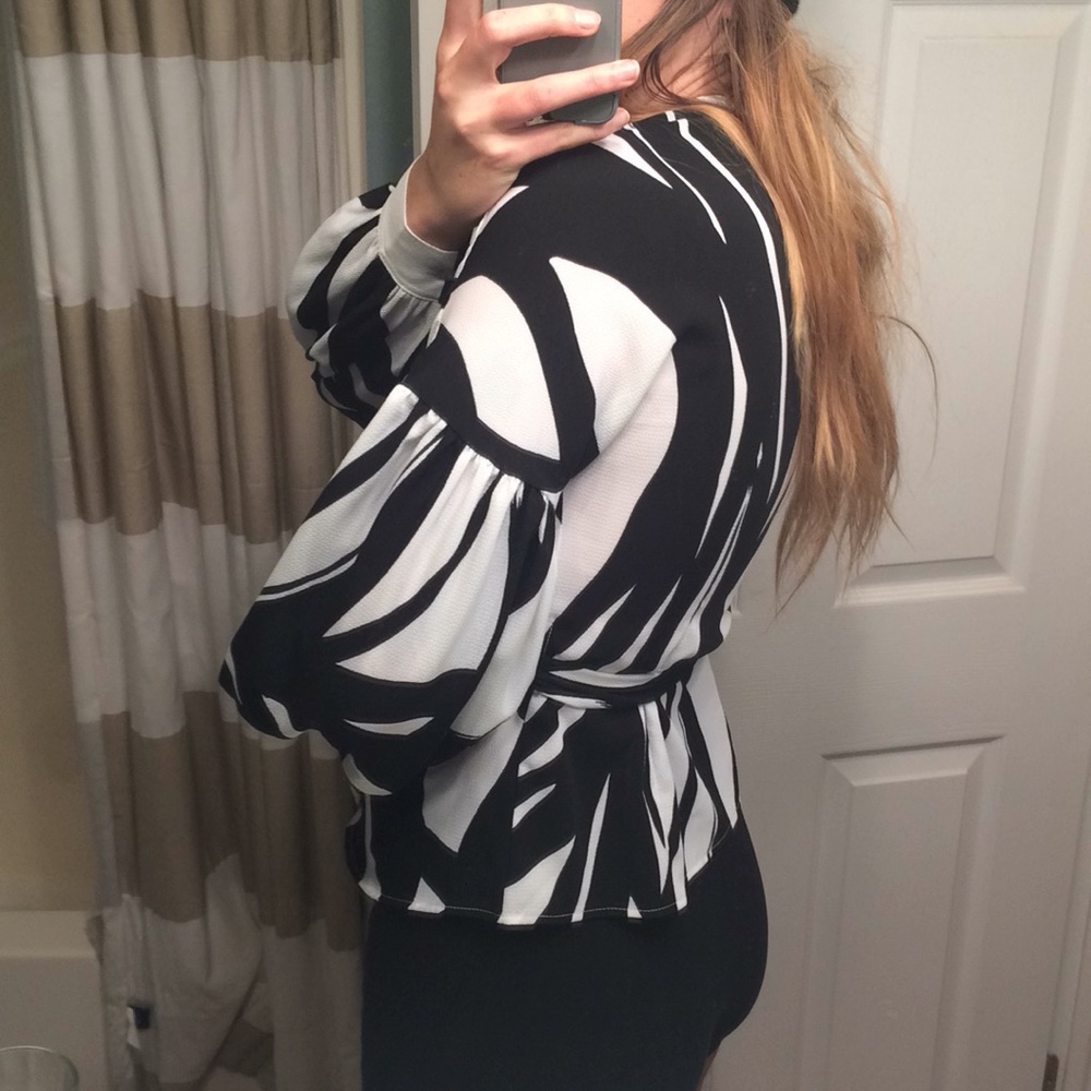 Abstract Wrap Top - Picture 6 of 8